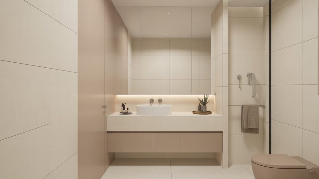 Floating Vanity for a Modern Look