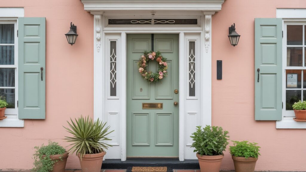 Brightly Painted Front Doors