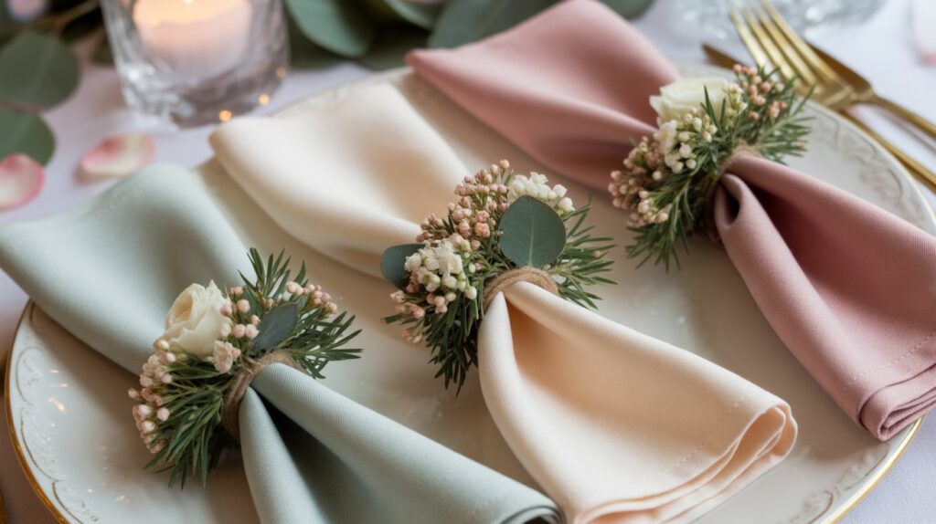 Floral Napkin Rings