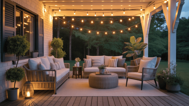 15 Back Porch Patio Ideas to Create a Cozy & Stylish Outdoor Space