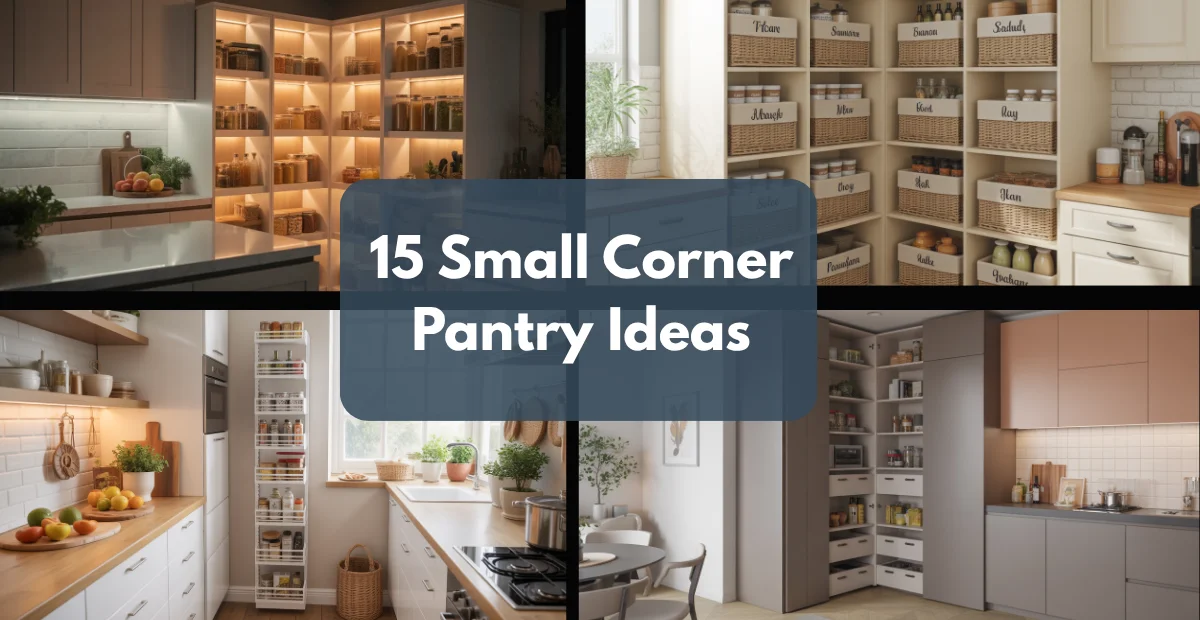 Small Corner Pantry Ideas