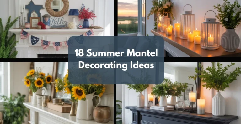 Summer Mantel Decorating Ideas