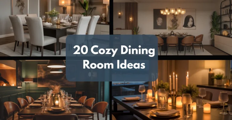 20 Cozy Dining Room Ideas to Create a Warm and Inviting Space