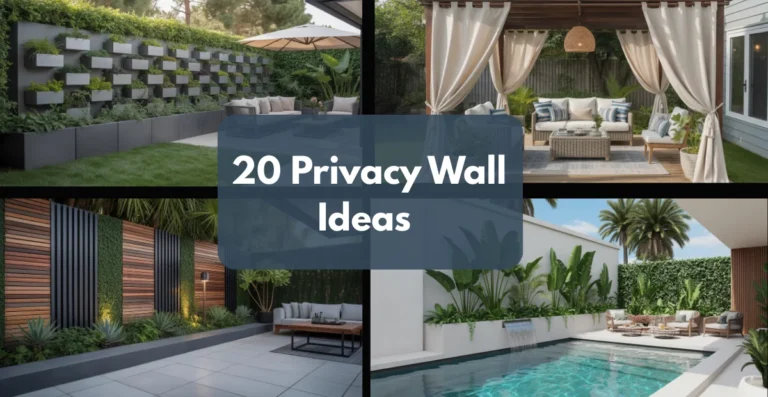 20 Privacy Wall Ideas