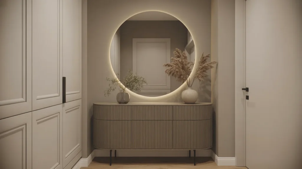 Add a Large Mirror to Create Depth