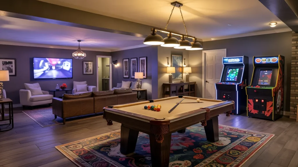 Basement Game Room