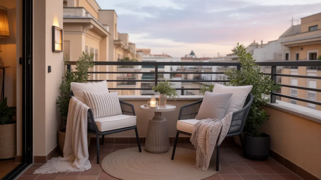 Cozy Seating Balcony