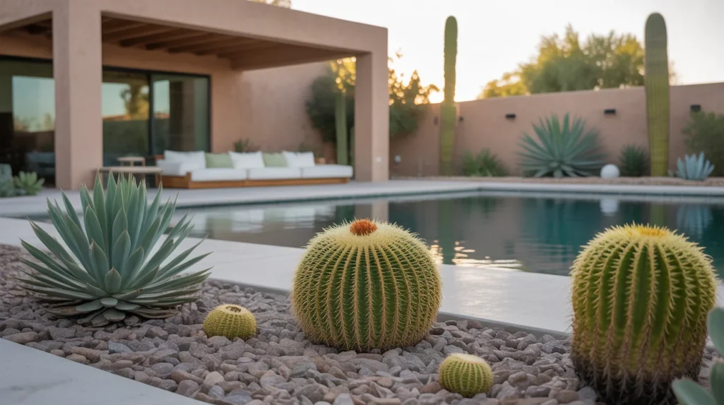 Desert-Inspired Pool Landscaping