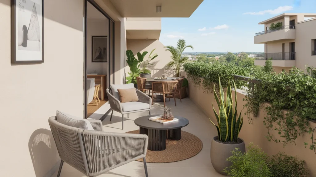 Minimalist Small Balcony