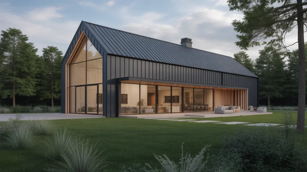 Modern Minimalist Barndominium