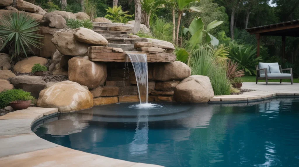 Natural Rock Pool Landscaping