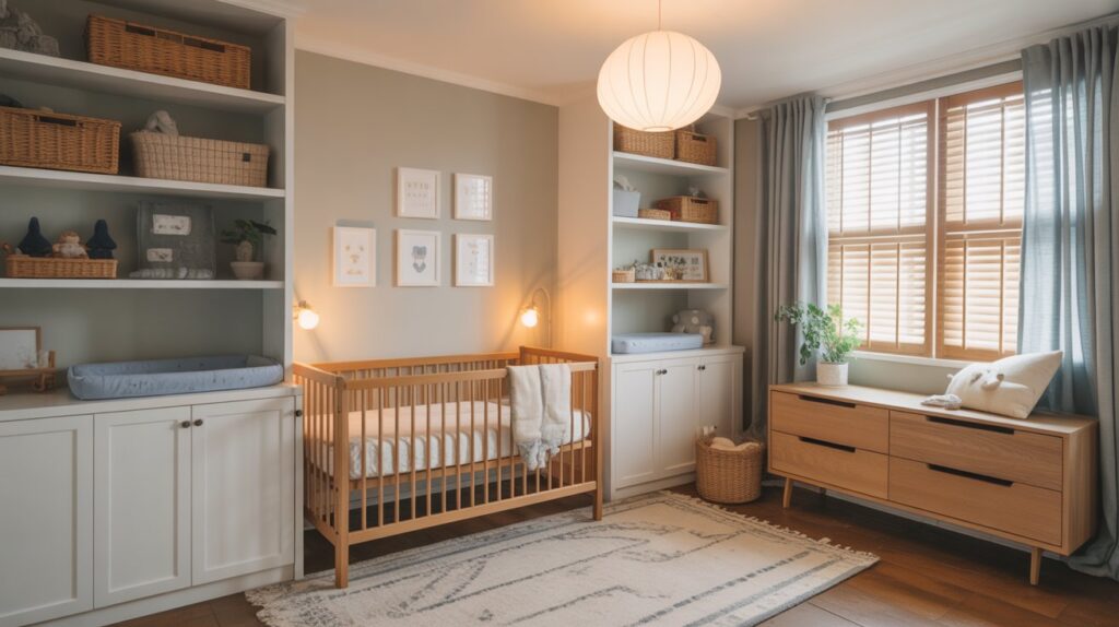 Nursery with Built-In Storage
