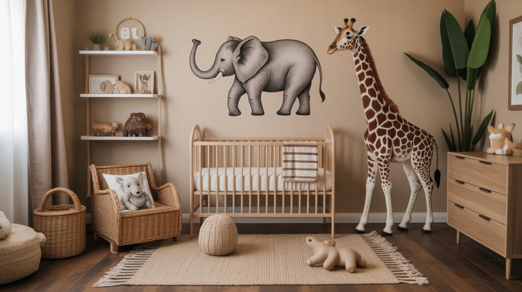 Safari-Themed Baby Boy Nursery