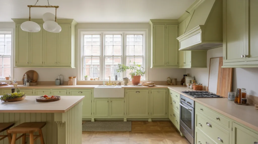 Sage Green Cabinets
