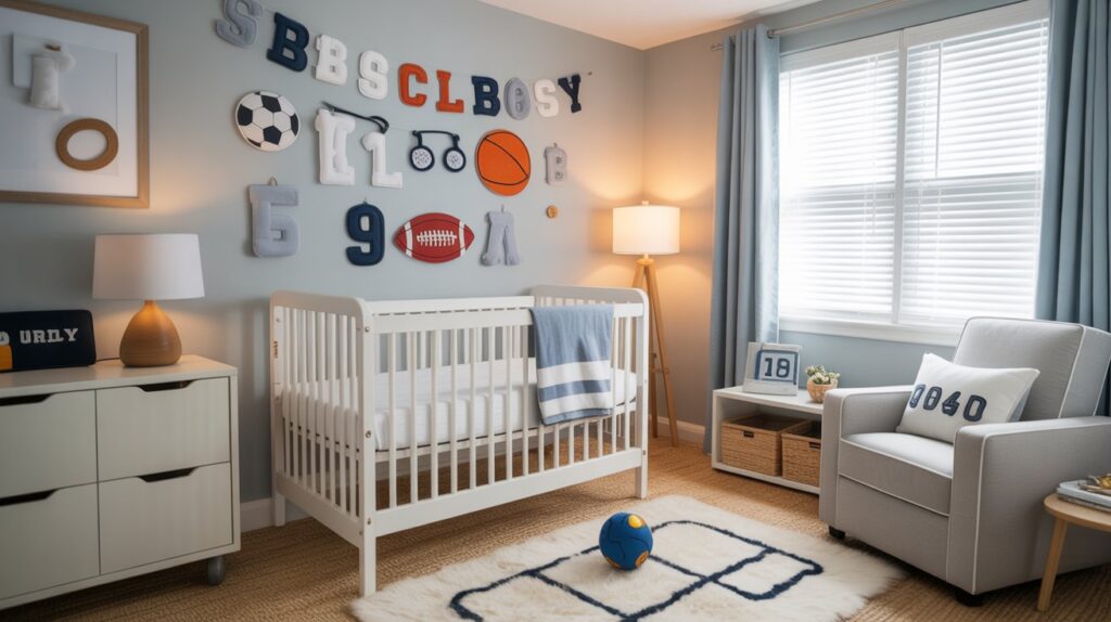 Sports-Themed Nursery