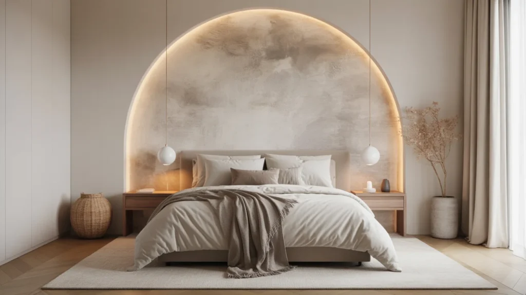 Textured Plaster Accent Wall