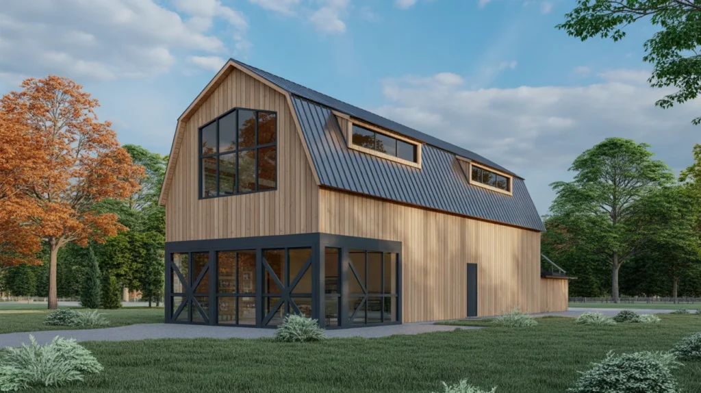 Two-Story Barndominium Design