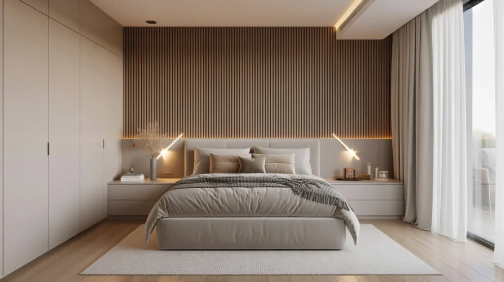 Vertical Slat Accent Wall