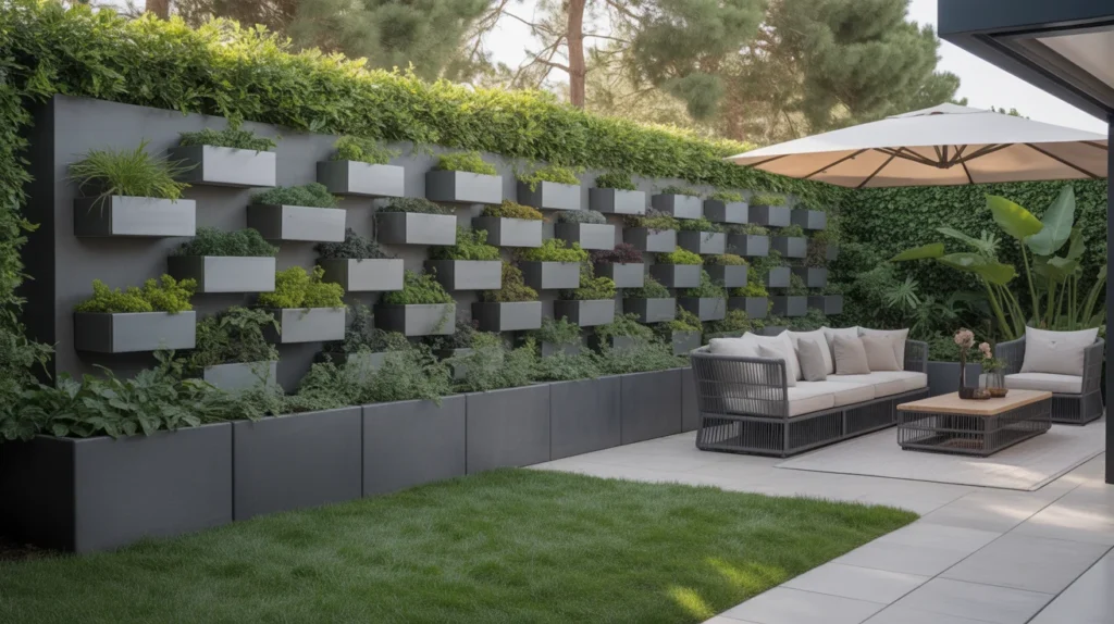 Planter Box Privacy Wall