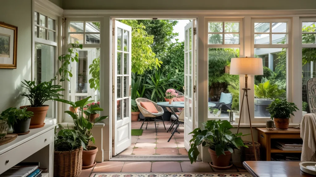 Conservatory with Indoor-Outdoor Flow