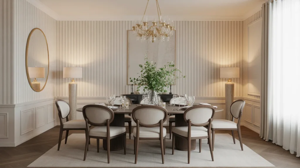 Classic Striped Wallpaper