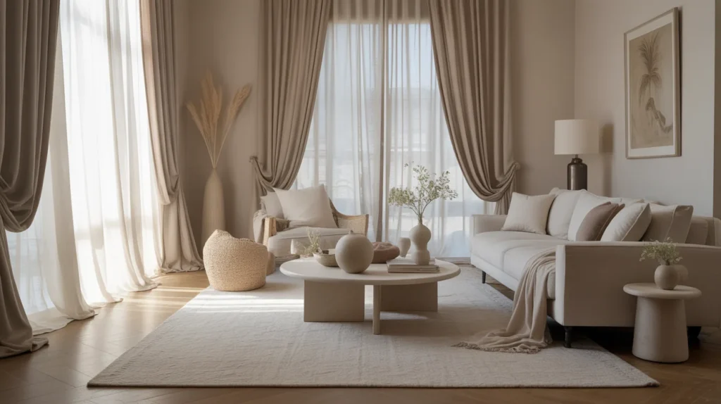 Classic Floor-Length Curtains