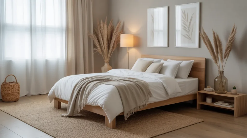 Minimalist Modern Farmhouse Bedroom