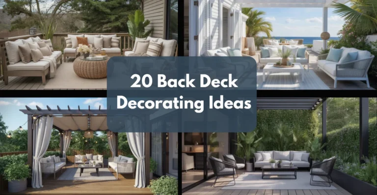 Back Deck Decorating Ideas