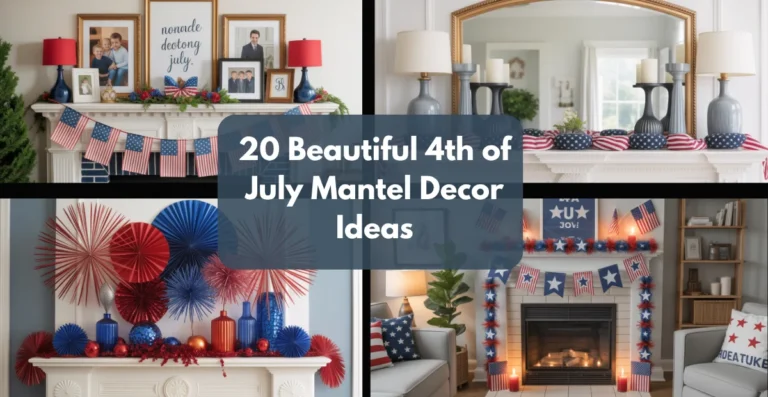 4th of July Mantel Decor Ideas